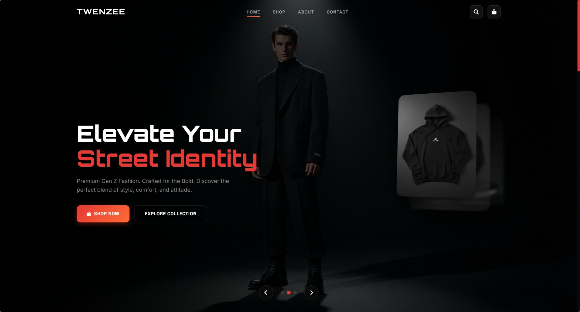 Twenzee Clothes Website